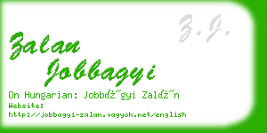 zalan jobbagyi business card